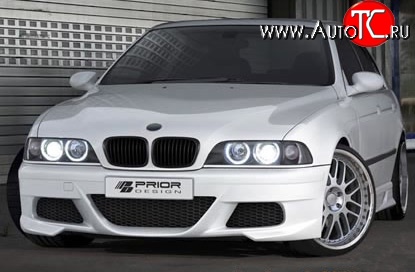 9 799 р. Передний бампер PRIOR Design  BMW 5 серия  E39 (1995-2003) (Без сетки, Неокрашенный)