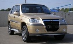 709 р. Накладки на зеркала Атака после 2005 г.в Chevrolet Niva 2123 дорестайлинг (2002-2008) (Неокрашенные). Увеличить фотографию 1