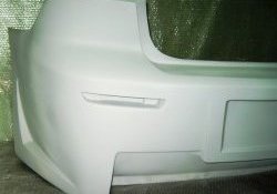 5 349 р. Задний бампер Mazda Speed  Mazda 3/Axela  BK (2003-2009) (Неокрашенный). Увеличить фотографию 4