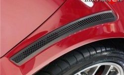 2 349 р. Комплект жабер на передние крылья Evo  Mitsubishi Lancer  10 (2007-2017) (Неокрашенный). Увеличить фотографию 3