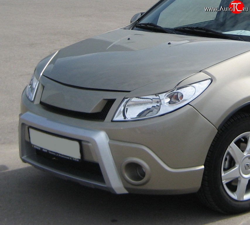 1 849 р. Реснички Kart RS Renault Sandero (BS) (2009-2014) (Неокрашенные)
