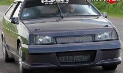 5 999 р. Передний бампер Lukoil Racing Лада 2108 (1984-2003) (Неокрашенный). Увеличить фотографию 1