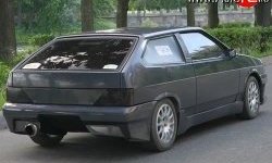 7 449 р. Задний бампер Lukoil Racing Лада 2108 (1984-2003) (Неокрашенный). Увеличить фотографию 1