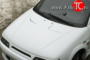 9 399 р. Пластиковый капот WRC  Лада 2110  седан - 2112 ( хэтчбек,  купе) (Неокрашенный)