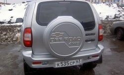 3 659 р. Бокс запасного колеса Off-Road Chevrolet Niva 2123 рестайлинг (2009-2020) (Неокрашенный). Увеличить фотографию 2