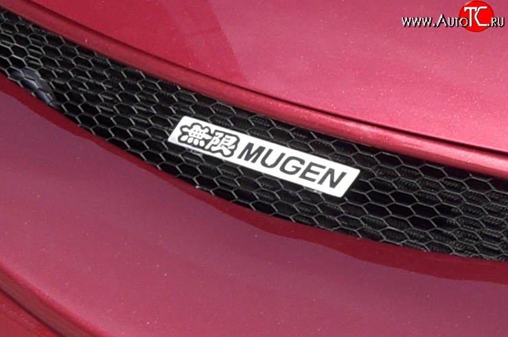 949 р. Эмблема (шильдик) решетки радиатора Mugen Mitsubishi Lancer 10 седан дорестайлинг (2007-2010)