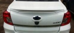 679 р. Накладка защитная на верхнюю часть заднего бампера Тюн-Авто  Datsun on-DO ( дорестайлинг,  рестайлинг) (2014-2024). Увеличить фотографию 1