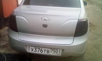 2 299 р. Накладка на крышку багажника автомобиля XALK  Лада Гранта  2190 седан (2011-2017) (Неокрашенная). Увеличить фотографию 6
