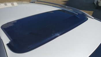 Универсальный дефлектор люка CA Plastic (940 мм) Mitsubishi Lancer 10 седан дорестайлинг (2007-2010)  (Classic полупрозрачный)