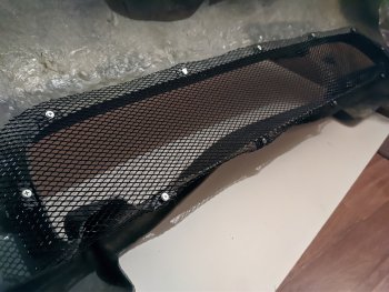 419 р. Сетка алюминиевая универсальная ЭКО (ромб, 10 мм, черная) Nissan Juke 1 YF15 дорестайлинг (2010-2014) (400x1000 mm). Увеличить фотографию 4