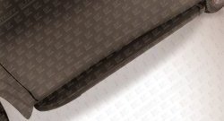 Алюминиевые пороги Slitkoff Optima Black Honda CR-V RM1,RM3,RM4 дорестайлинг (2012-2015)