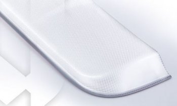 Универсальный дефлектор люка CA-Plastiс (1100 мм) Mitsubishi Lancer 10 седан дорестайлинг (2007-2010)  (Шелкография белая)
