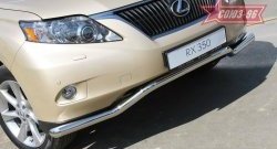 15 929 р. Защита переднего бампера одинарная Souz-96 (d60). Lexus RX 350 AL10 дорестайлинг (2008-2012). Увеличить фотографию 1