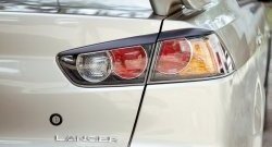 Реснички на фонари RA Mitsubishi (Митсубиси) Lancer (Лансер)  10 (2007-2017) 10 седан дорестайлинг, хэтчбэк дорестайлинг, седан рестайлинг
