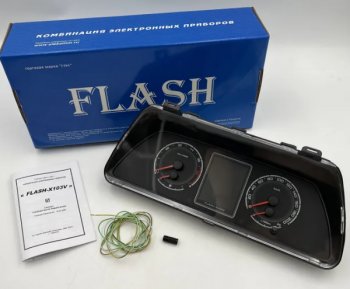 14 899 р. Приборная панель Flash Х103V Лада 2110 седан (1995-2007). Увеличить фотографию 1