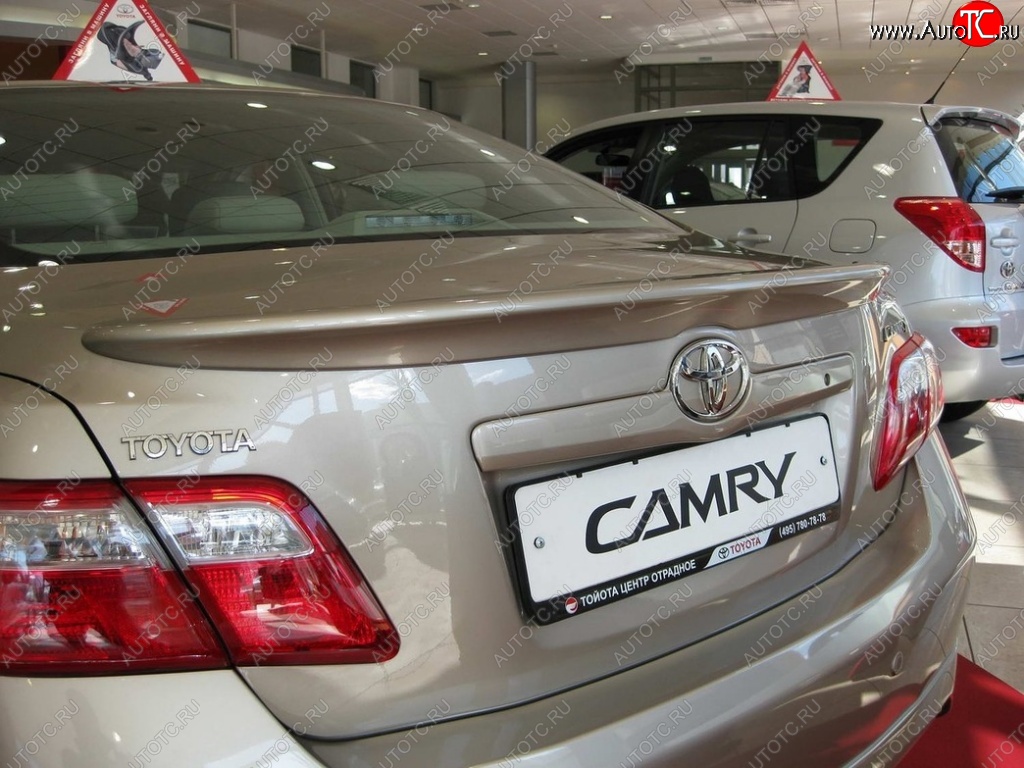2 789 р. Лип спойлер ОEМ  Toyota Camry  XV40 (2009-2011) (Неокрашенный)