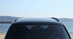 3 299 р. Рейлинги Лидер-премиум на автомобиль Chevrolet Niva 2123 дорестайлинг (2002-2008) (Цвет: чёрный). Увеличить фотографию 3