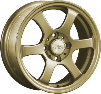 Кованый диск Slik Classik 6x14 (Металлик золотой) Nissan Almera седан N15 (1995-2000) 4x100.0xDIA59.1xET35.0