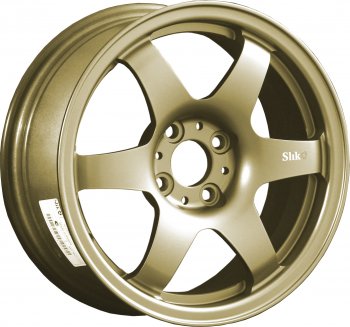 Кованый диск Slik Classik 6x15,5 (Металлик золотой) 6.5x15/4-5x98-120 D54.1-72.6 Toyota Raum (2003-2011) 4x100.0xDIA54.1xET39.0