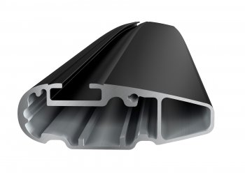 15 449 р. Поперечные дуги рейлингов THULE WingBar (длина дуг 127 см) Chevrolet Niva 2123 дорестайлинг (2002-2008) (цвет: черный). Увеличить фотографию 4