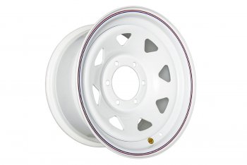 Штампованый диск OFF-ROAD Wheels (стальной усиленный, треугольник - белый). 8.0 x 16 Mazda BT-50 (2011-2015) 6x139.7xDIA110.0xET10.0