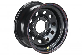 Штампованый диск OFF-ROAD Wheels (стальной усиленный, круг - черный). 8.0 x 16 