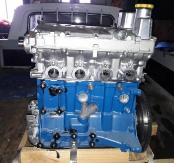 Новый двигатель (агрегат) 11194-1000260-00 (1,4 л/16 кл., без навесного оборудования) Лада Калина 1118 седан (2004-2013)