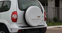 1 699 р. Чехол запасного колеса Chevrolet V3 Chevrolet Niva 2123 рестайлинг (2009-2020) (Окрашенный). Увеличить фотографию 1