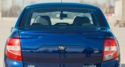 1 799 р. Накладка на крышку багажника автомобиля Sport  Лада Гранта  2190 седан (2011-2017) (Неокрашенная). Увеличить фотографию 4