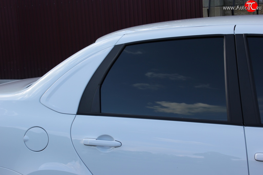 1 699 р. Накладки заднего ромбового стекла на автомобиль XALK  Лада Гранта  2190 седан (2011-2017) (Неокрашенные)