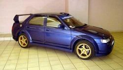 6 899 р. Передний бампер WRC Evo  Лада 2110  седан - 2112  хэтчбек (Неокрашенный). Увеличить фотографию 1