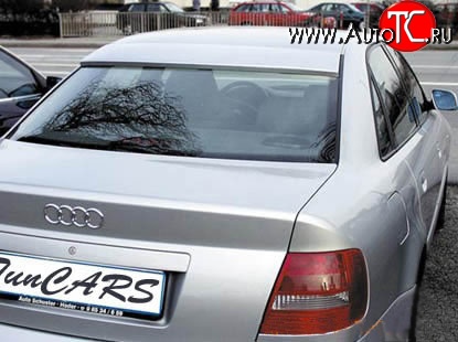 2 749 р. Козырёк RS на заднее лобовое стекло автомобиля  Audi A4  B5 8D2 седан (1994-2001) (Неокрашенный)