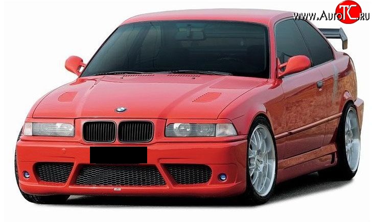 3 999 р. Передний бампер Lumma style  BMW 3 серия  E36 (1990-2000) (Неокрашенный)