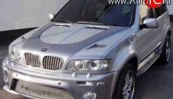 18 449 р. Передний бампер HARGE Style  BMW X5  E53 (1999-2003) (Неокрашенный). Увеличить фотографию 1