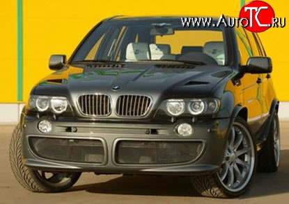 19 649 р. Передний бампер HARGE  BMW X5  E53 (1999-2003) (Неокрашенный)