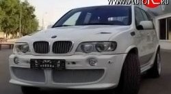 19 649 р. Передний бампер HARGE  BMW X5  E53 (1999-2003) (Неокрашенный). Увеличить фотографию 2