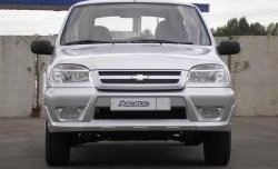 4 799 р. Передний бампер Аскет  Chevrolet Niva  2123 (2002-2008), Лада 2123 (Нива Шевроле) (2002-2008) (Неокрашенный). Увеличить фотографию 1