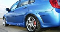 3 449 р. Задний бампер Крестоносец  Chevrolet Lacetti  седан (2002-2013) (Неокрашенный). Увеличить фотографию 2