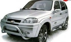 6 999 р. Передний бампер Апал  Chevrolet Niva  2123 (2002-2008), Лада 2123 (Нива Шевроле) (2002-2008) (Неокрашенный). Увеличить фотографию 2
