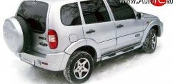4 249 р. Комплект молдингов на передние и задние двери в сборе Апал  Chevrolet Niva  2123 (2002-2008), Лада 2123 (Нива Шевроле) (2002-2008) (Неокрашенные). Увеличить фотографию 1