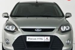 5 699 р. Передний бампер YTR  Ford Focus  2 (2007-2011) (Неокрашенный). Увеличить фотографию 5