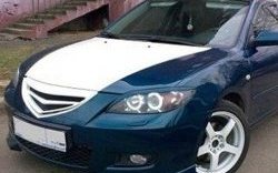 2 309 р. Комплект клыков Sport-V2 на передний бампер автомобиля  Mazda 3/Axela  BK (2003-2006) (Неокрашенная). Увеличить фотографию 6