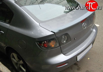 3 099 р. Спойлер Style  Mazda 3/Axela  BK (2003-2006) (Неокрашенный)