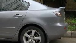 3 099 р. Спойлер Style  Mazda 3/Axela  BK (2003-2006) (Неокрашенный). Увеличить фотографию 2