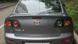 3 099 р. Спойлер Style  Mazda 3/Axela  BK (2003-2006) (Неокрашенный). Увеличить фотографию 3