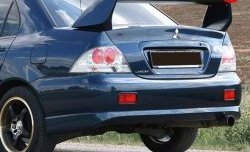 4 499 р. Накладка заднего бампера Sport 2.0  Mitsubishi Lancer  9 (2003-2009) (Неокрашенная). Увеличить фотографию 1