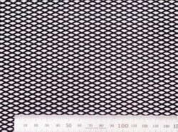469 р. Алюминиевая чёрная сетка Ромб BMW X3 F25 дорестайлинг (2010-2014) (100х25 см (ячейка 10 мм)). Увеличить фотографию 3