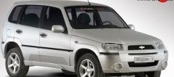 4 799 р. Передний бампер Ниагара 2  Chevrolet Niva  2123 (2002-2008), Лада 2123 (Нива Шевроле) (2002-2008) (Неокрашенный). Увеличить фотографию 1
