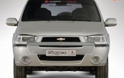 4 799 р. Передний бампер Ниагара 2  Chevrolet Niva  2123 (2002-2008), Лада 2123 (Нива Шевроле) (2002-2008) (Неокрашенный). Увеличить фотографию 3