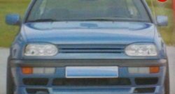 4 699 р. Накладка переднего бампера Fast V1  Volkswagen Golf  3 (1991-1998). Увеличить фотографию 1